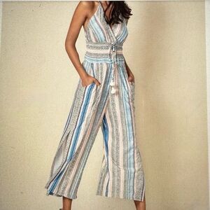 VENUS Multicolor Striped Jumpsuit
